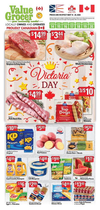 Value Grocer Flyer May 14 to 20