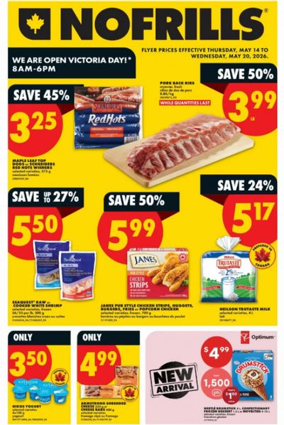 No Frills Ontario Flyer Deals May 14th – 20th