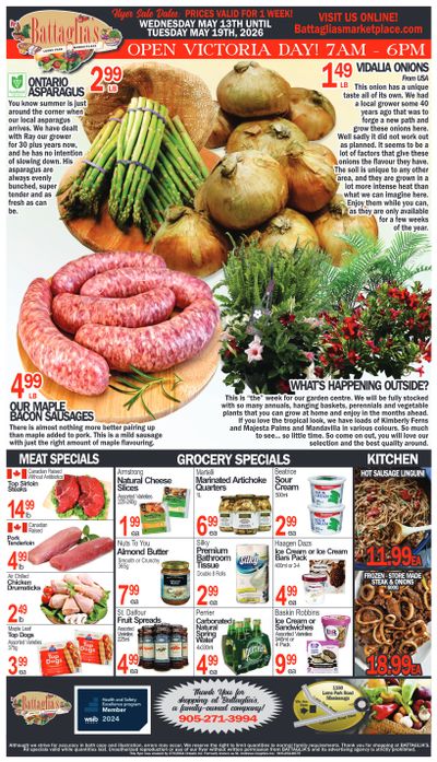 Battaglia's Marketplace Flyer May 13 to 19