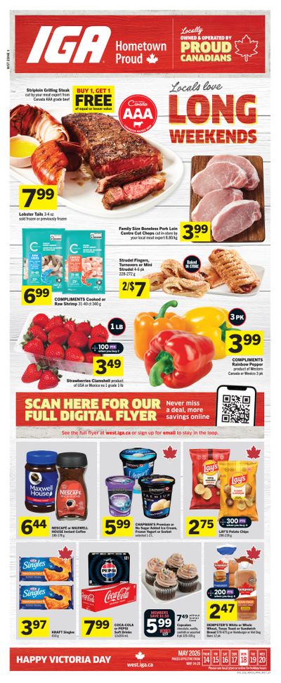 IGA (West) Flyer May 14 to 20