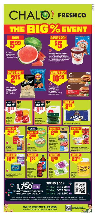 Chalo! FreshCo (West) Flyer May 14 to 20
