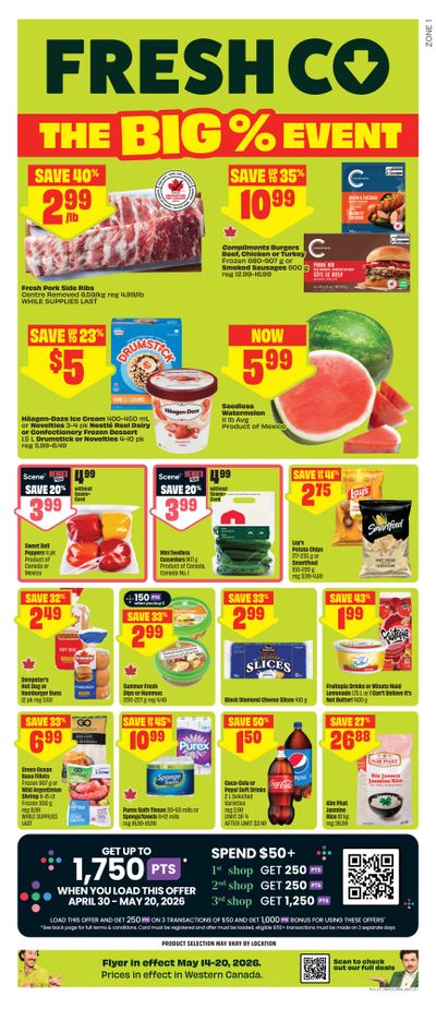 FreshCo (West) Flyer May 14 to 20