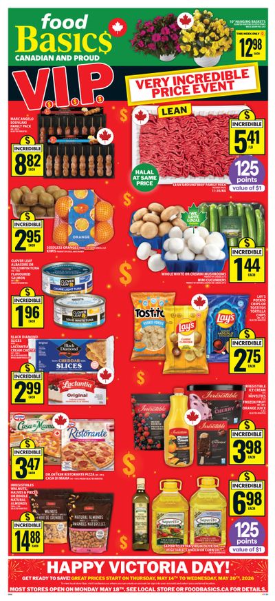 Food Basics Flyer May 14 to 20