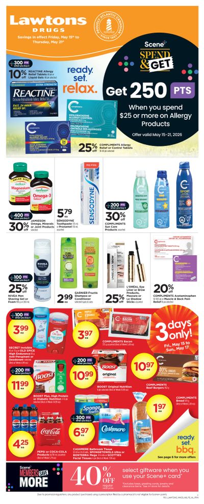 Lawtons Drugs (PE) Flyer May 15 to 21