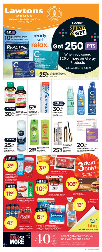 Lawtons Drugs (NS) Flyer May 15 to 21