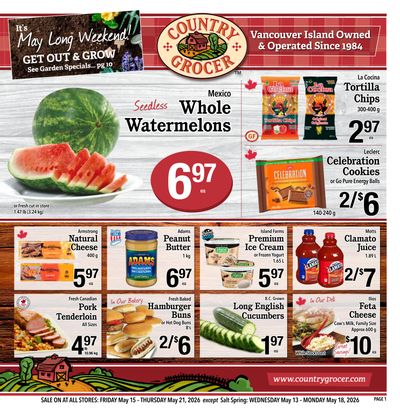 Country Grocer Flyer May 15 to 21