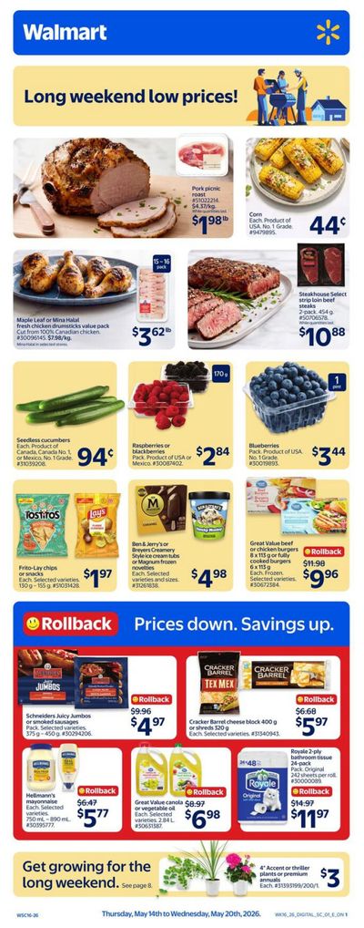 Walmart (ON) Flyer May 14 to 20