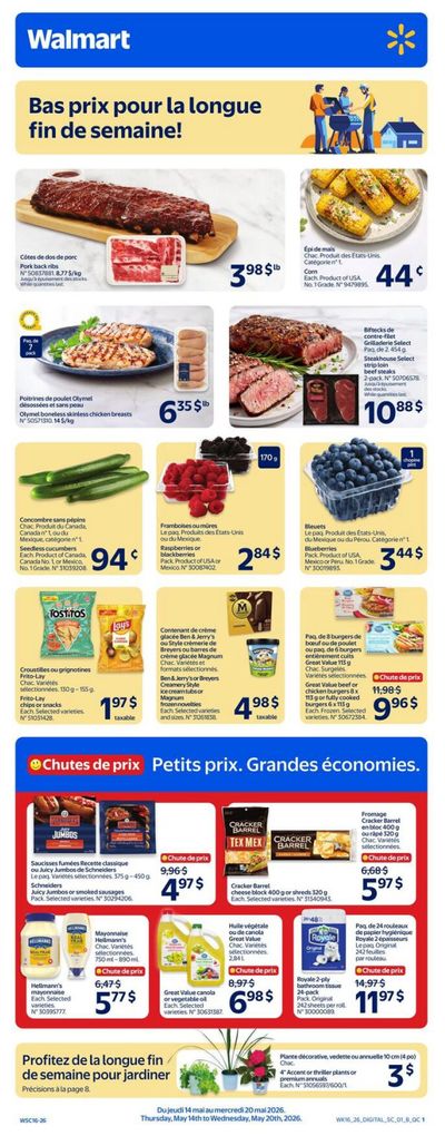 Walmart (QC) Flyer May 14 to 20
