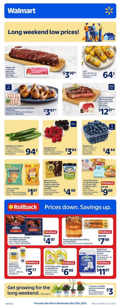 Walmart (West) Flyer May 14 to 20