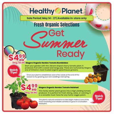 Healthy Planet Flyer May 14 to 27
