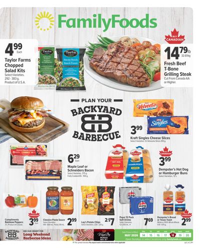 Family Foods Flyer May 14 to 20