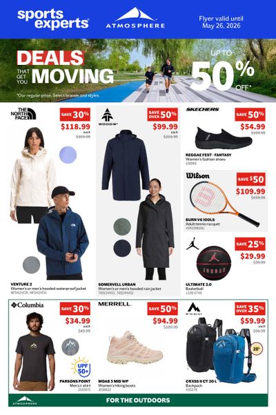 Sports Experts Flyer May 13 to 26