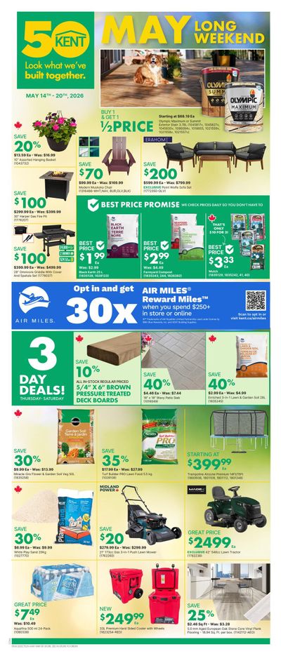 Kent Building Supplies Flyer May 14 to 20