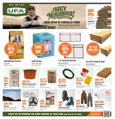 UFA Co-operative Limited Flyer May 14 to June 8