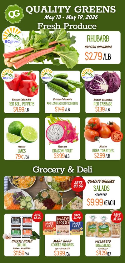 Quality Greens Flyer May 13 to 19