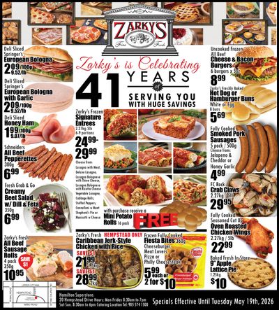 Zarky's Flyer May 13 to 19