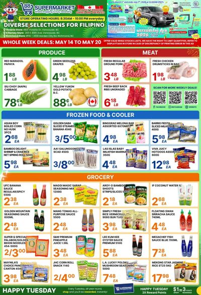 88 Supermarket Flyer May 14 to 20