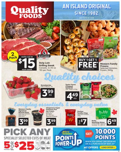 Quality Foods Flyer May 14 to 20