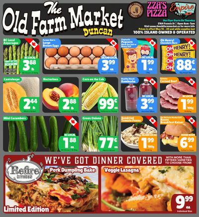 The Old Farm Market (Duncan) Flyer May 14 to 20