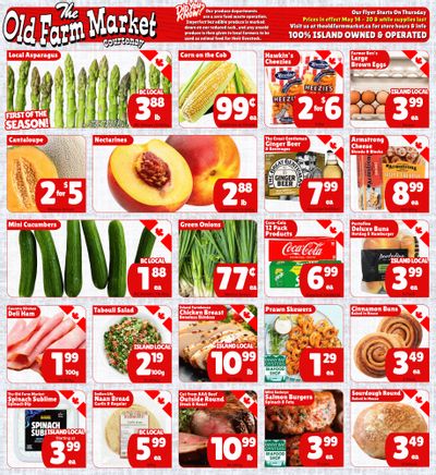 The Old Farm Market (Courtenay) Flyer May 14 to 20