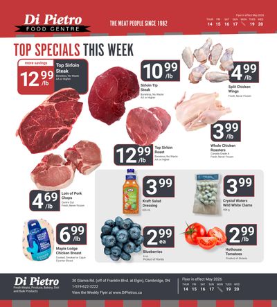 Di Pietro Food Centre Flyer May 14 to 20
