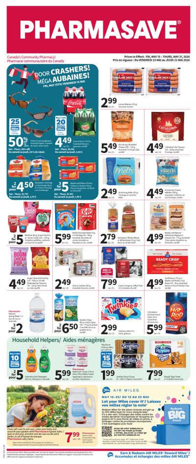 Pharmasave (NB) Flyer May 15 to 21