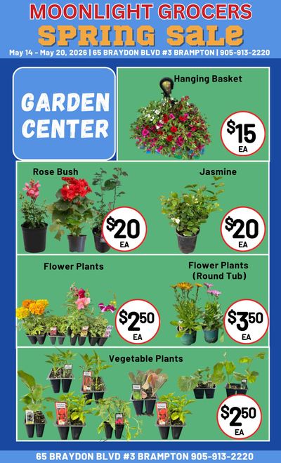 Moonlight Grocers Flyer May 14 to 20