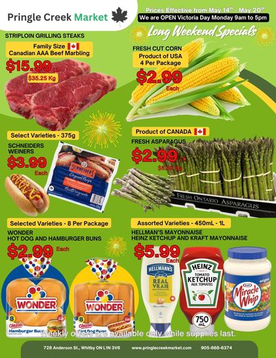 Pringle Creek Market Flyer May 14 to 20