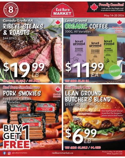Red Barn Market Flyer May 14 to 20
