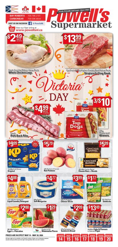 Powell's Supermarket Flyer May 14 to 20