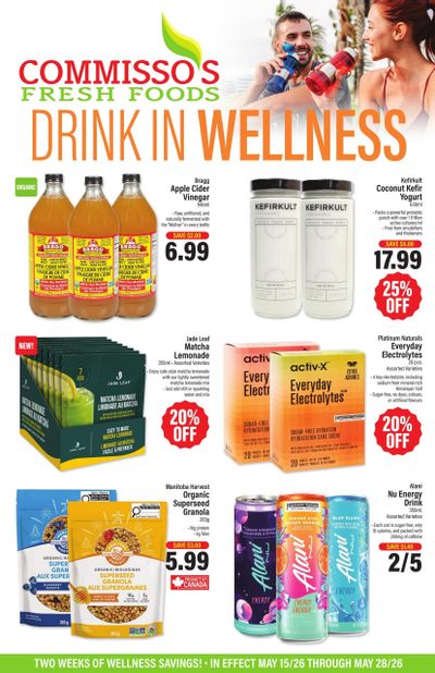 Commisso's Fresh Foods Wellness Flyer May 15 to 28