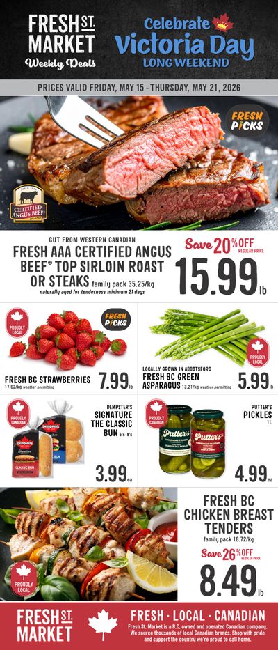 Fresh St. Market Flyer May 15 to 21