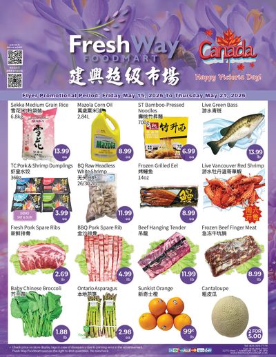 FreshWay Foodmart Flyer May 15 to 21