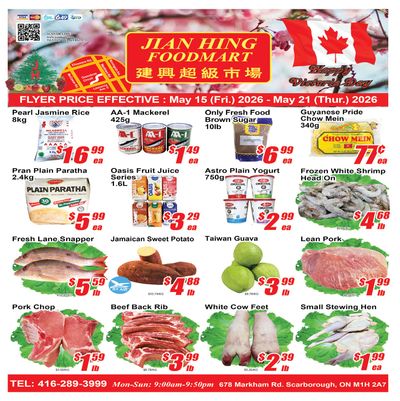 Jian Hing Foodmart (Scarborough) Flyer May 15 to 21