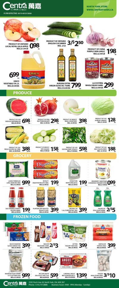 Centra Foods (North York) Flyer May 15 to 21