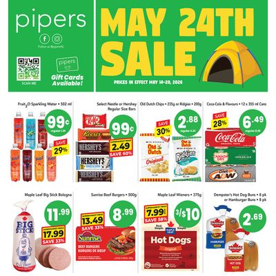 Pipers Superstore Flyer May 14 to 20