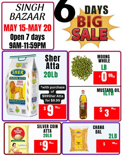 Singh Bazaar Flyer May 15 to 20