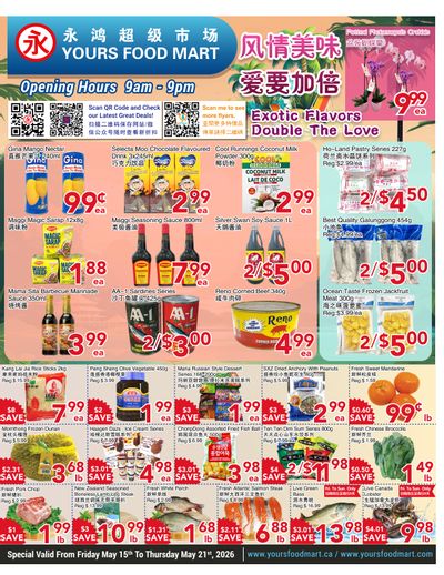 Yours Food Mart Flyer May 15 to 21