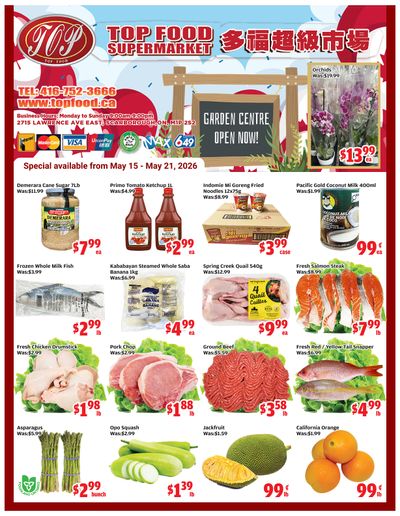 Top Food Supermarket Flyer May 15 to 21
