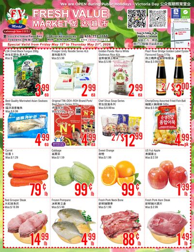 Fresh Value (Scarborough) Flyer May 15 to 21