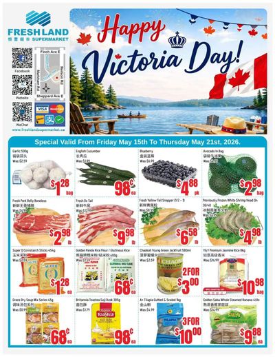FreshLand Supermarket Flyer May 15 to 21