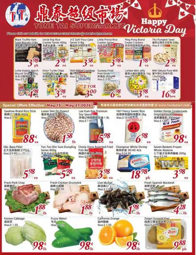 Tone Tai Supermarket Flyer May 15 to 21