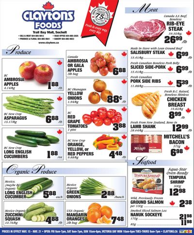 Claytons Heritage Market Flyer May 15 to 21