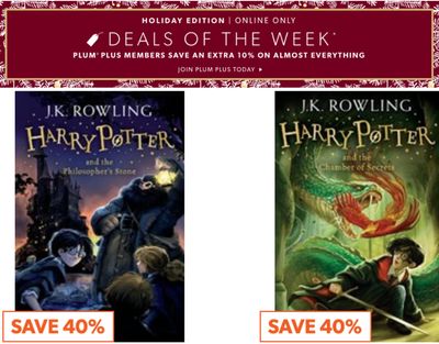 Indigo Canada Pre Black Friday Deals Of The Week: Save 40% off Select Harry Potter Books + More