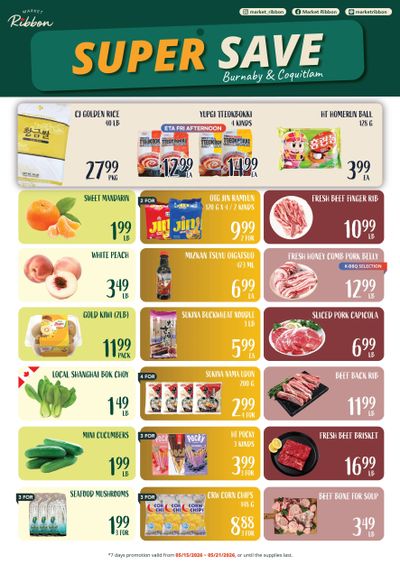 Market Ribbon Flyer May 15 to 21