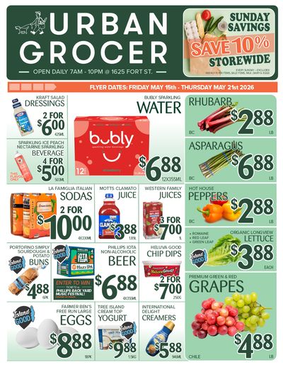 Urban Grocer Flyer May 15 to 21