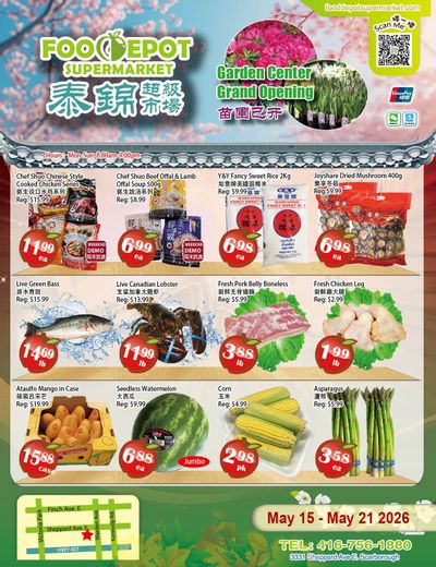 Food Depot Supermarket Flyer May 15 to 21