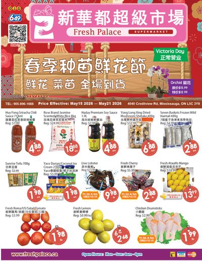 Fresh Palace Supermarket Flyer May 15 to 21