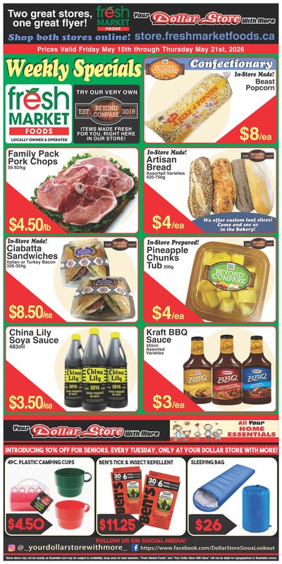 Fresh Market Foods Flyer May 15 to 21