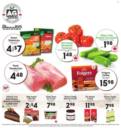 AG Foods Flyer May 15 to 21